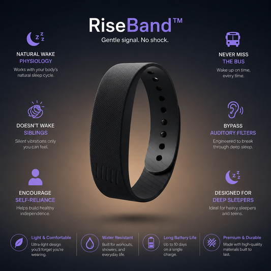 RiseBand™ Silent Alarm - Wake Up Calm. Every Day