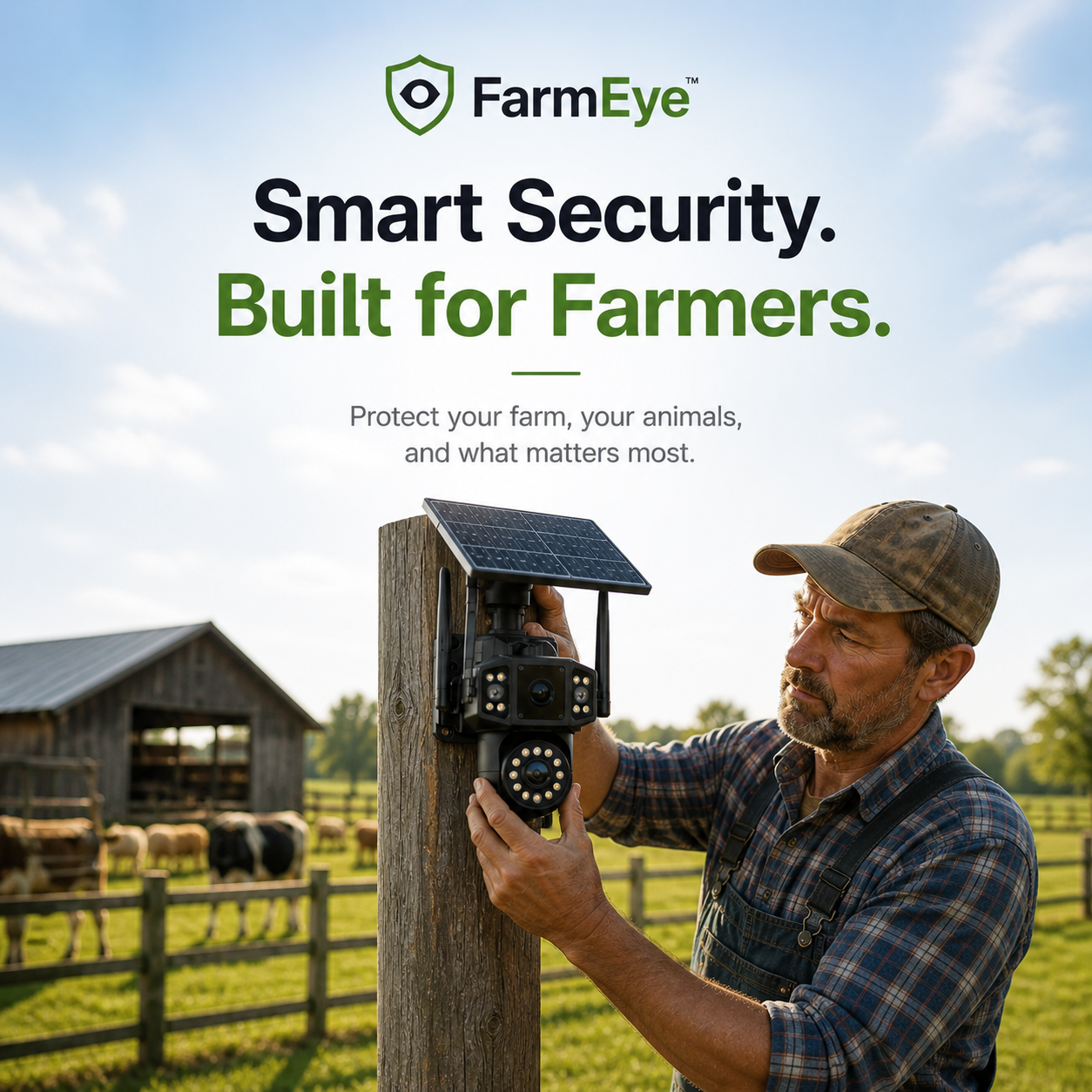FarmEye™ 4G Solar Smart Farm Camera
